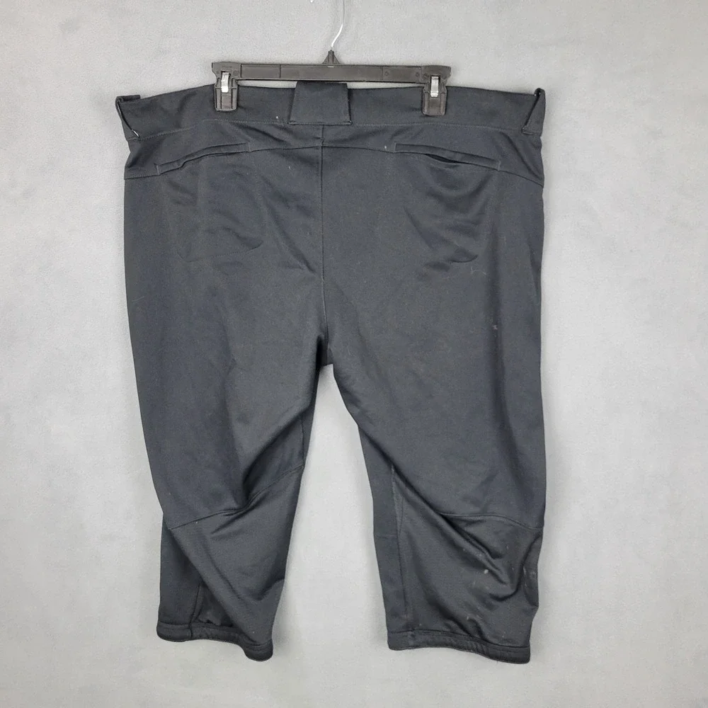 Nike Vapor Elite Game Day Capri Pants Mens 2XL Charcoal Gray Logo Baseball Game‎